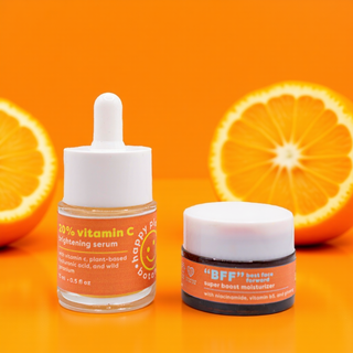 Travel size brightening bundle with vitamin c & niacinamide