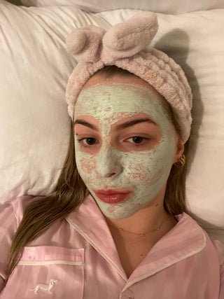 DIY Matcha Moroccan Clay Mask 100% Natural